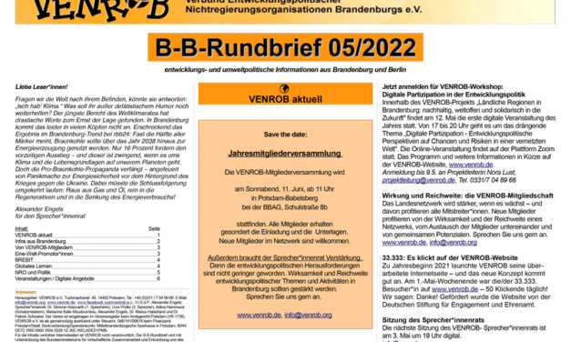 B‑B-Rundbrief Mai 2022