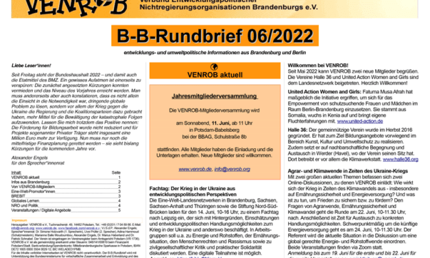 B‑B-Rundbrief Juni 2022
