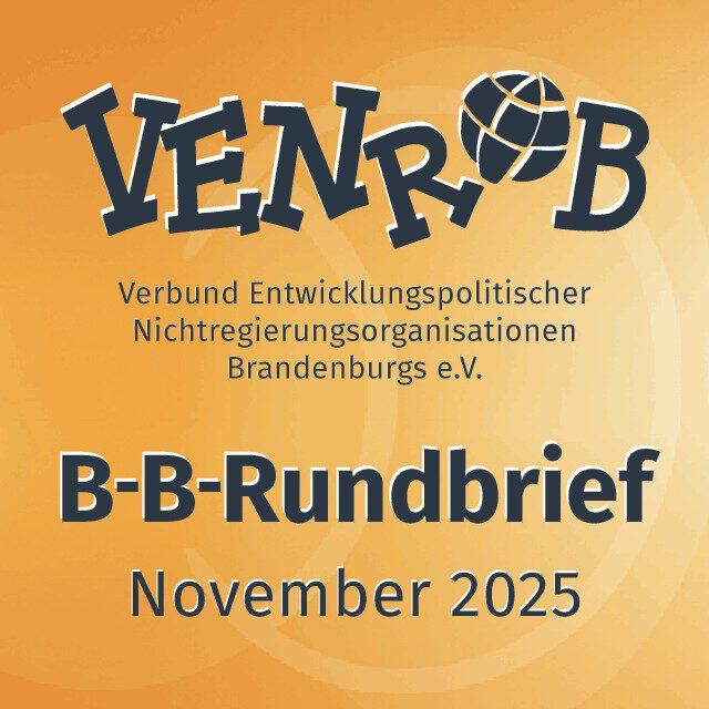 B-B-Rundbrief November 2025 – Informationen für ein weltoffenes Brandenburg