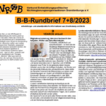 B‑B-Rundbrief Juli + August 2023
