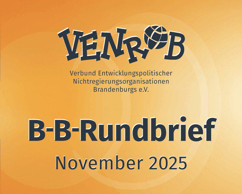 B-B-Rundbrief November 2025 – Informationen für ein weltoffenes Brandenburg