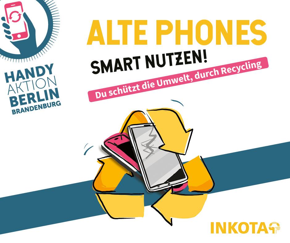 Alte Phones smart nutzen - Start der Handyaktion Berlin-Brandenburg