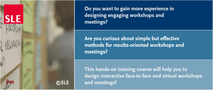 ONLINE COURSE: Participatory Methods for Workshops and Meetings