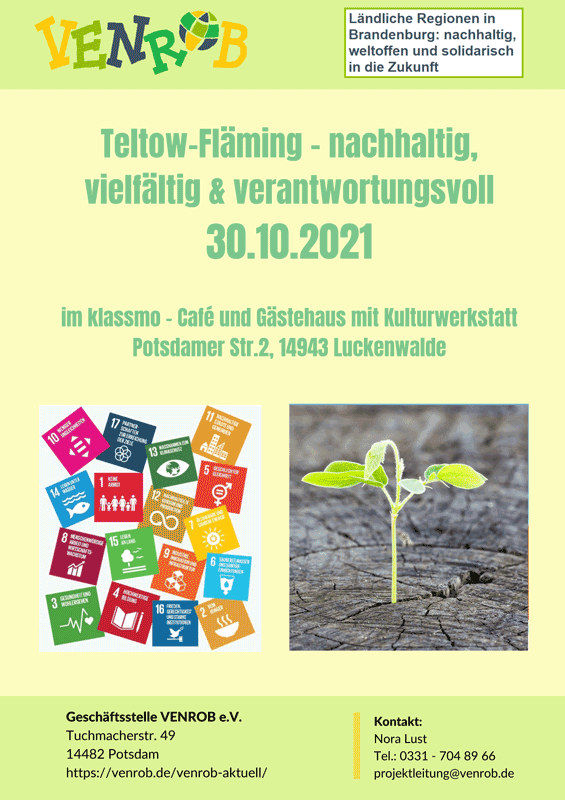 Programm – Teltow-Fläming – nachhaltig, vielfältig & verantwortungsvoll 30.10.2021