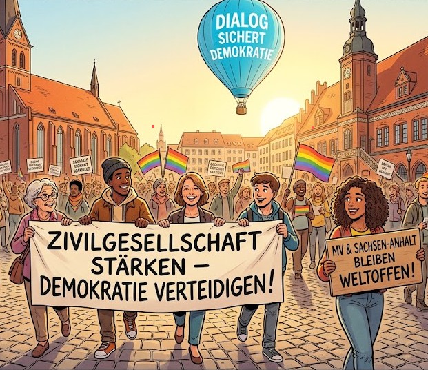 Zivilgesellschaft in Mecklenburg-Vorpommern und Sachsen-Anhalt stärken – Jetzt aktiv werden!