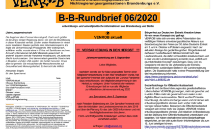 B‑B-Rundbrief 6/​2020