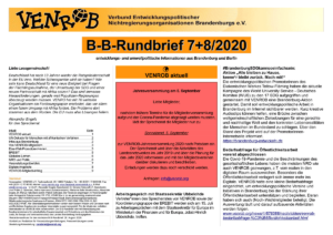 B-B-Rundbrief 7+8-2020 | entwicklungs- und umweltpolitische Informationen aus Brandenburg und Berlin