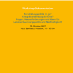 Dokumentation zu Entwicklungspolitik to go* in Potsdam