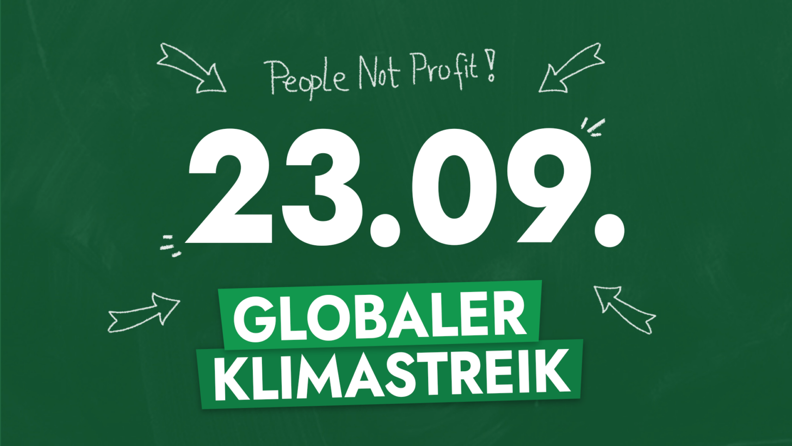 GLOBALER KLIMASTREIK AM 23. SEPTEMBER 2022